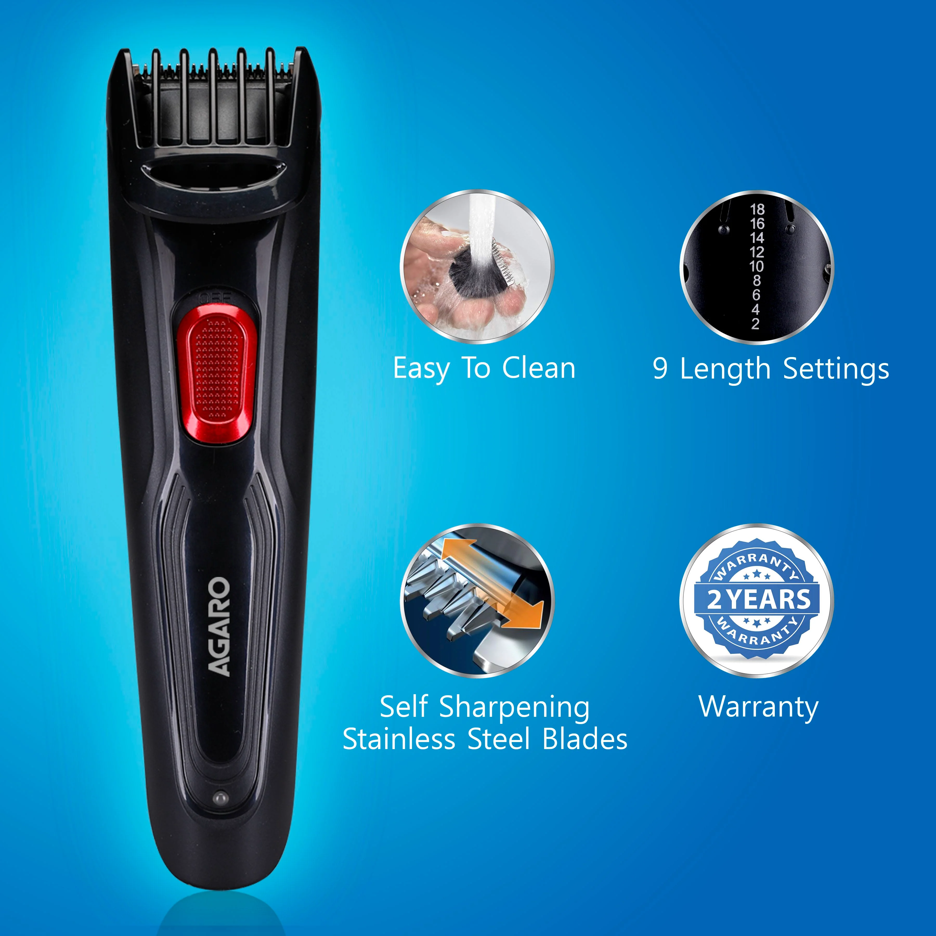 MT 7001 Beard Trimmer for Men - Image 7