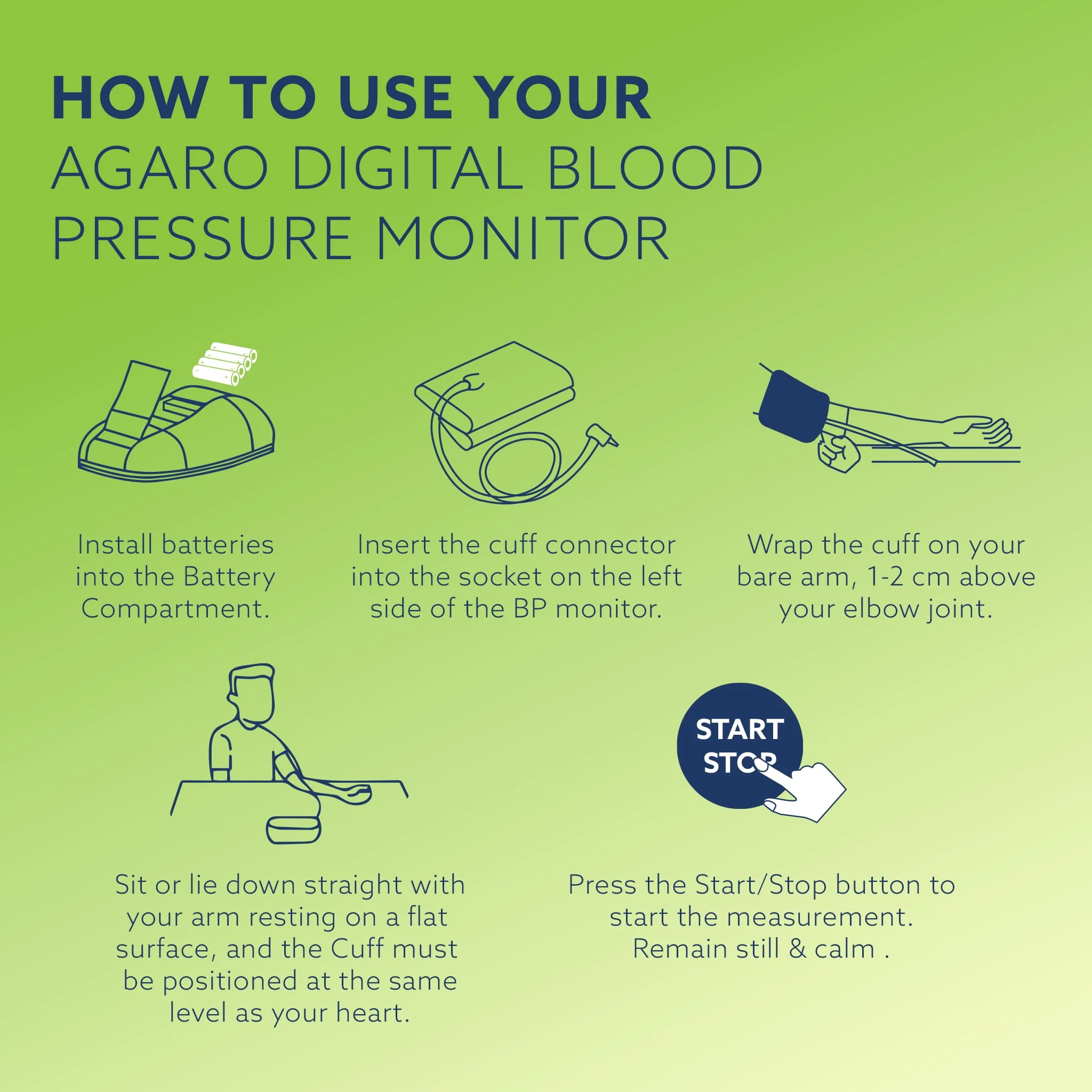 Automatic Portable Digital Blood Pressure Monitor BBZ32-DA01 - Image 4