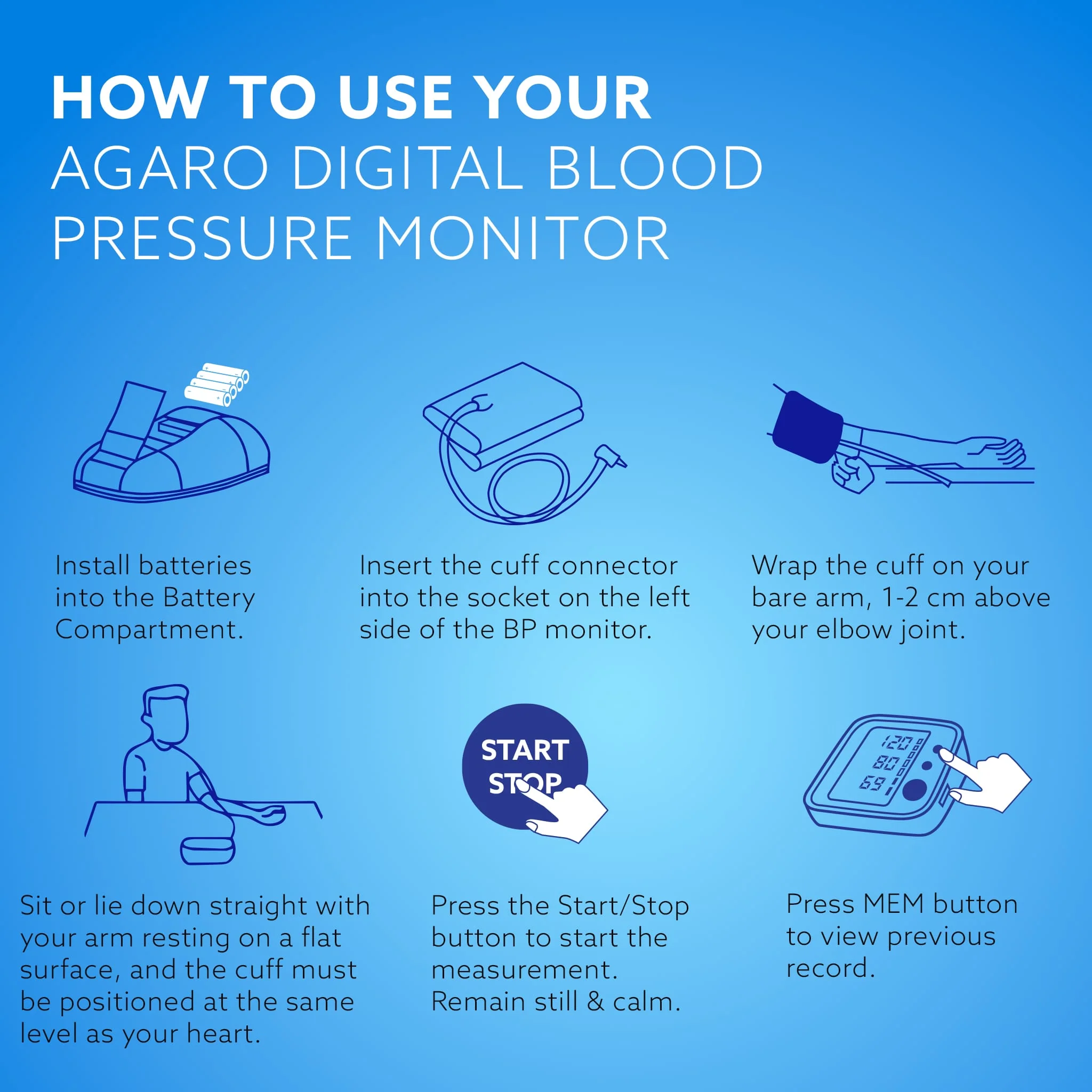 Automatic Portable Digital Blood Pressure Monitor TMB-2283 for Home Use - Image 3
