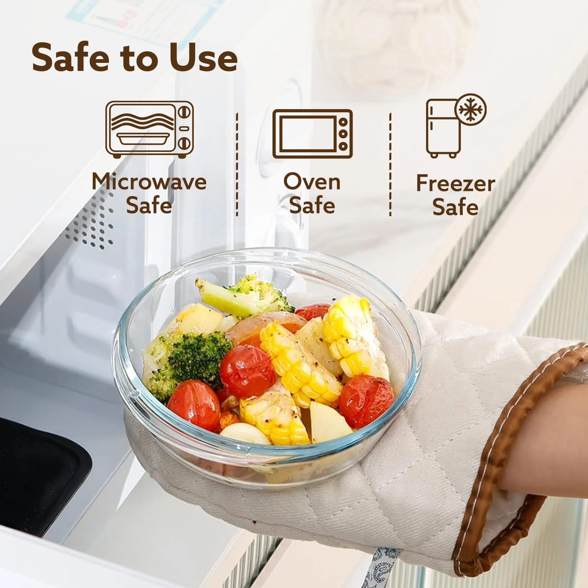 Elite Glass Casserole With Lid - 1500ml - Image 4