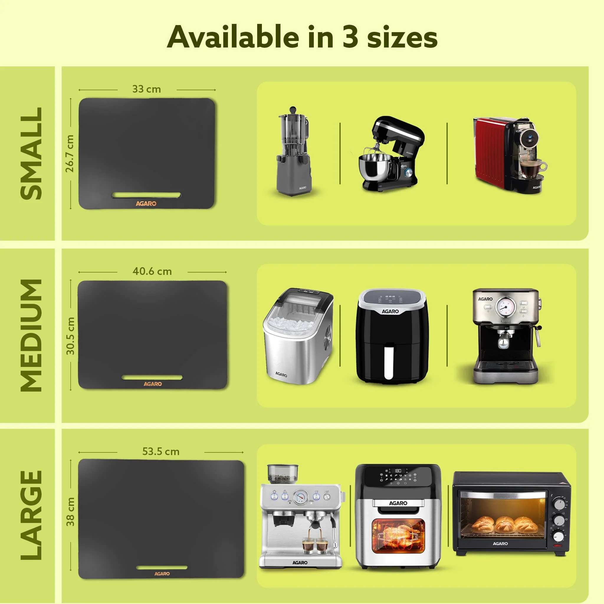 Elite Sliding Tray S2, for Kitchen Appliances, Smooth Countertop Slider Tray with Rubber Wheels for Coffee Machine, Mixer Grinder, Air Fryer, Micro Oven & More, Anti-Slip & Durable Build, Black - Image 5