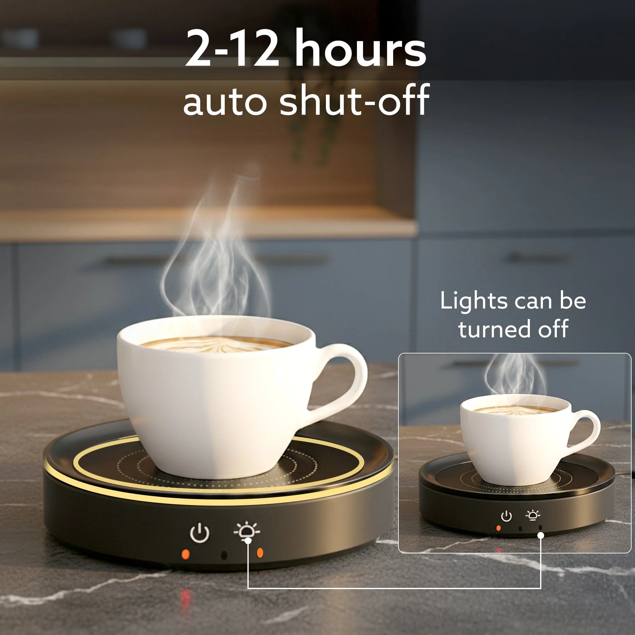 Regal Coffee Mug Warmer – Cup Heater for Coffee-Tea, Milk & Hot Drinks, Portable Electric Heating Pad with Constant Temperature, for Home, Office & Travel - Image 2