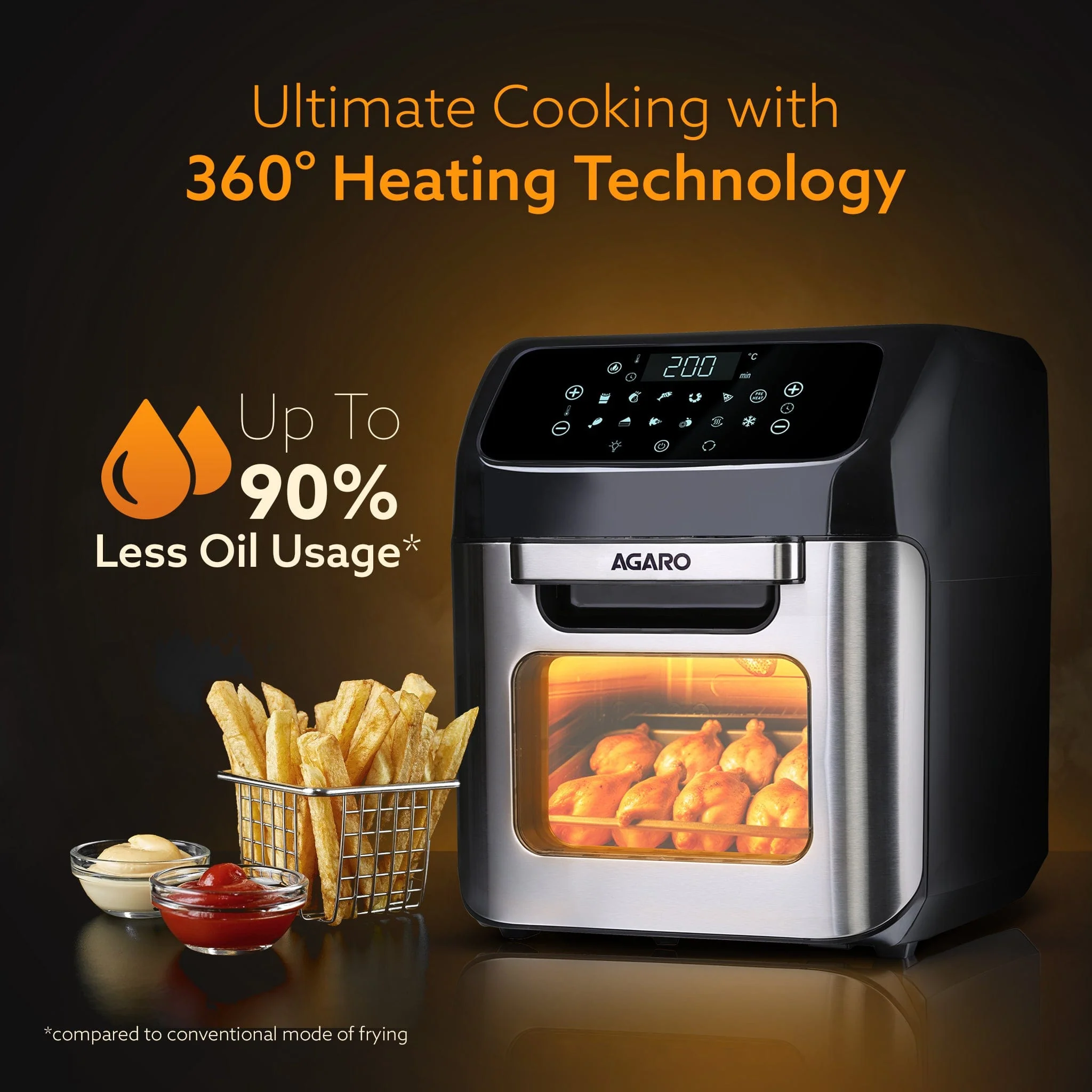 Regency Air Fryer - 1800 Watts - 12L - Image 3