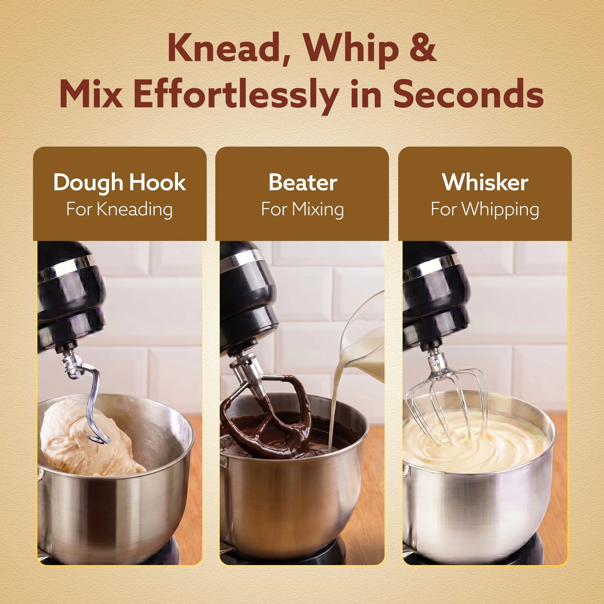Royal Stand Mixer 1000W - Image 4