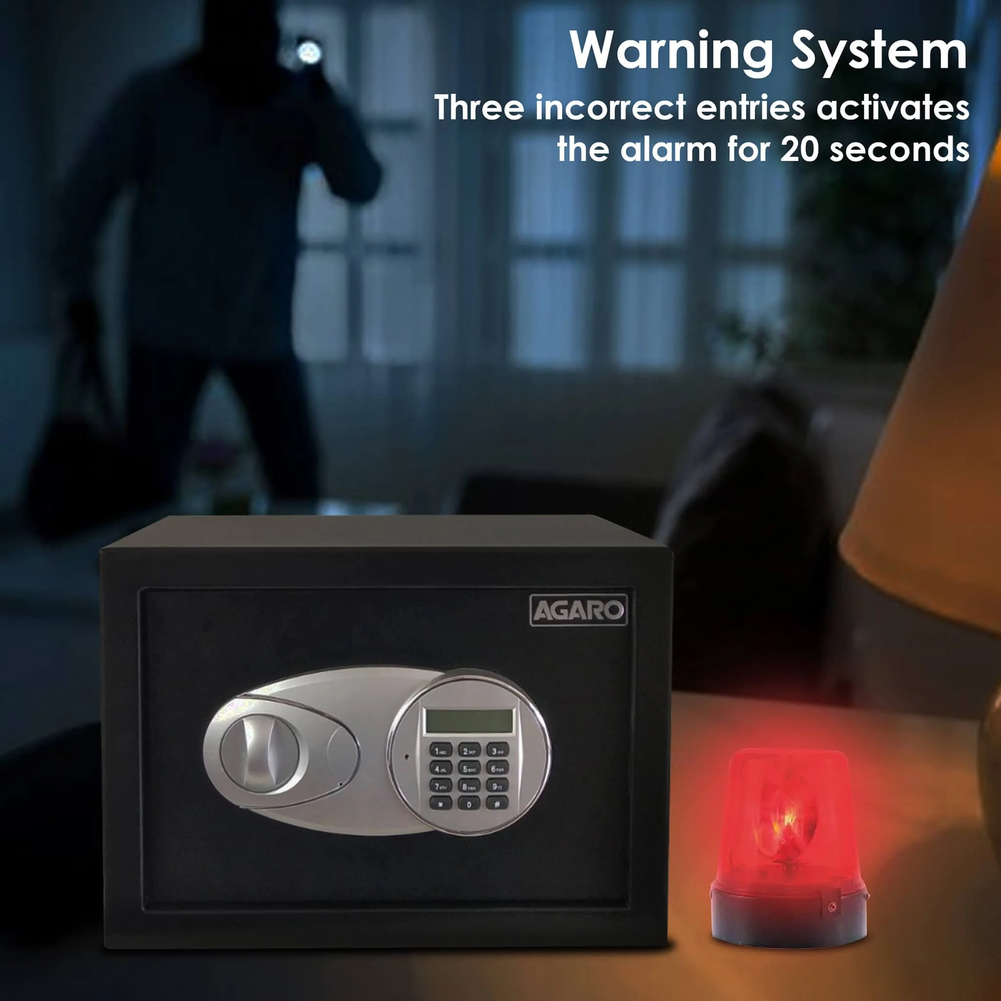 SALVO AG16 Security Safe, 1 Cubic Feet, 16 Litres Capacity - Image 4